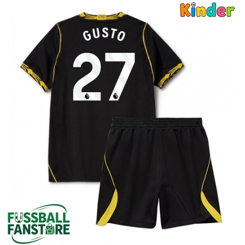 Chelsea Malo Gusto #27 Replik Auswärtstrikot Kinder 2026-27 Kurzarm (+ Kurze Hosen)